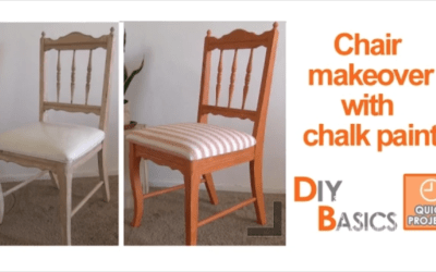 Chair makeover with chalk paint