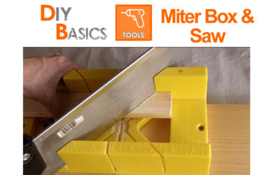 How to use a miter box and saw to cut wood: DIY Basics