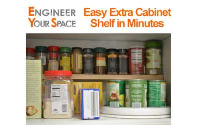 Small Kitchen? Get more storage w/ extra shelves