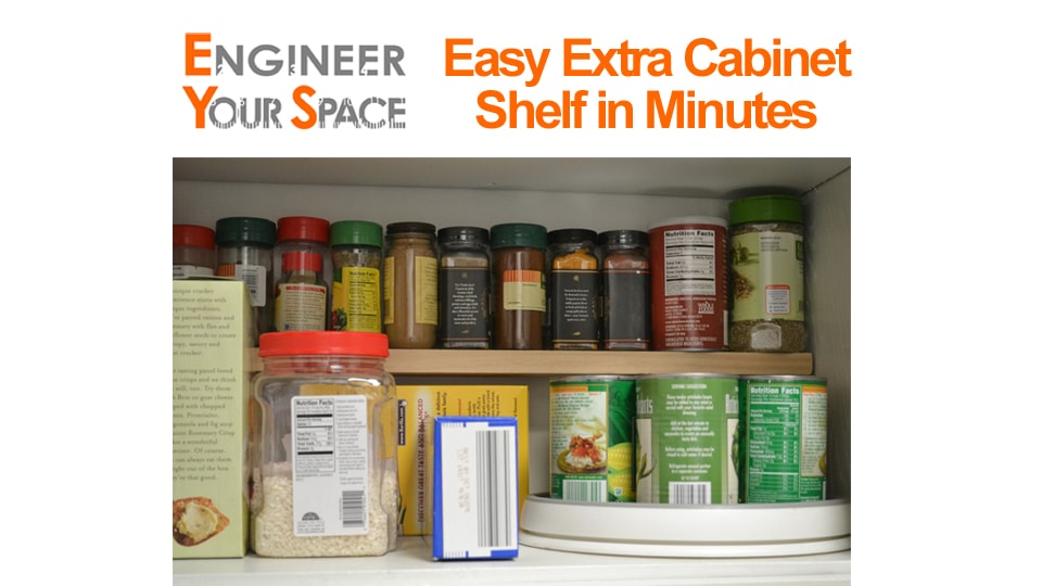 Small Kitchen? Get more storage w/ extra shelves