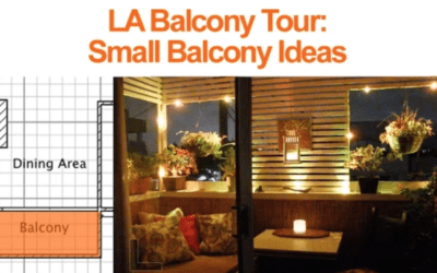 Small Balcony Decorating Ideas: LA Balcony Tour