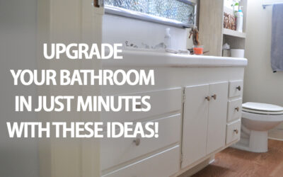 Easy ways to upgrade your rental bathroom