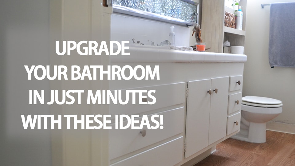 Easy ways to upgrade your rental bathroom
