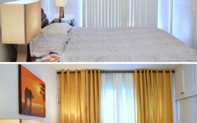 Quick and affordable rental bedroom makeover
