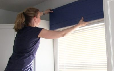 How to add color to a kitchen with a DIY window valence