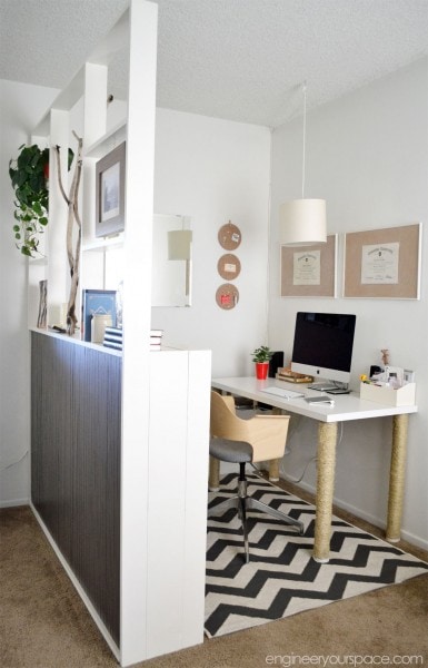 #Engineeryourspace Inspired Spotlight: IKEA bookcase Dividing Wall