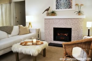 How to build a faux fireplace