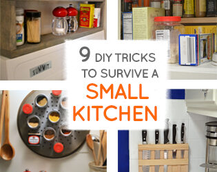 Nine DIY ideas to survive any small kitchen