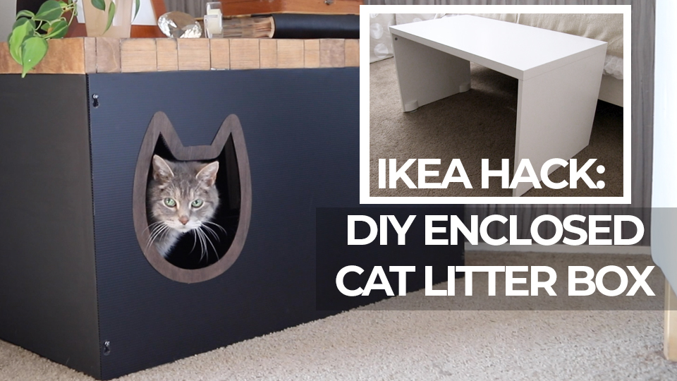 DIY Enclosed Cat Litter Box (IKEA Hack)